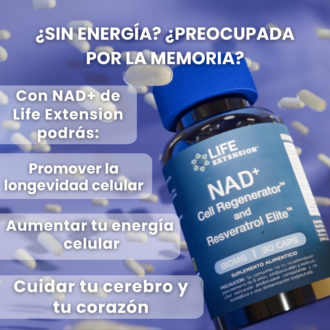 NAD+ Energía y Longevidad Celular